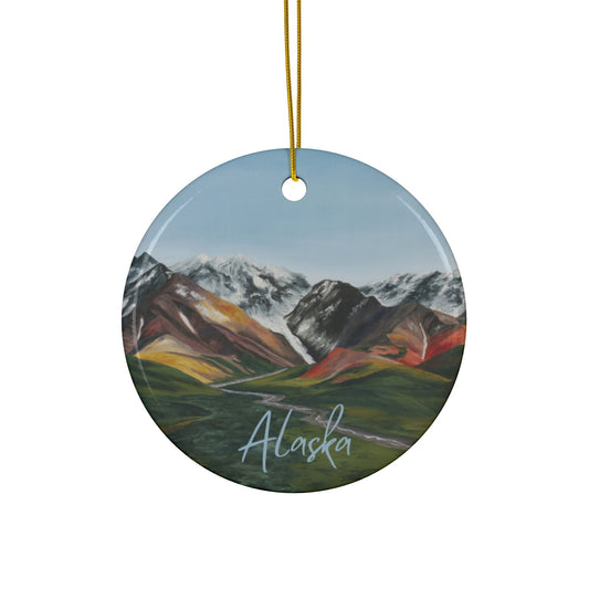 Denali Polychrome Pass Alaska Ornament