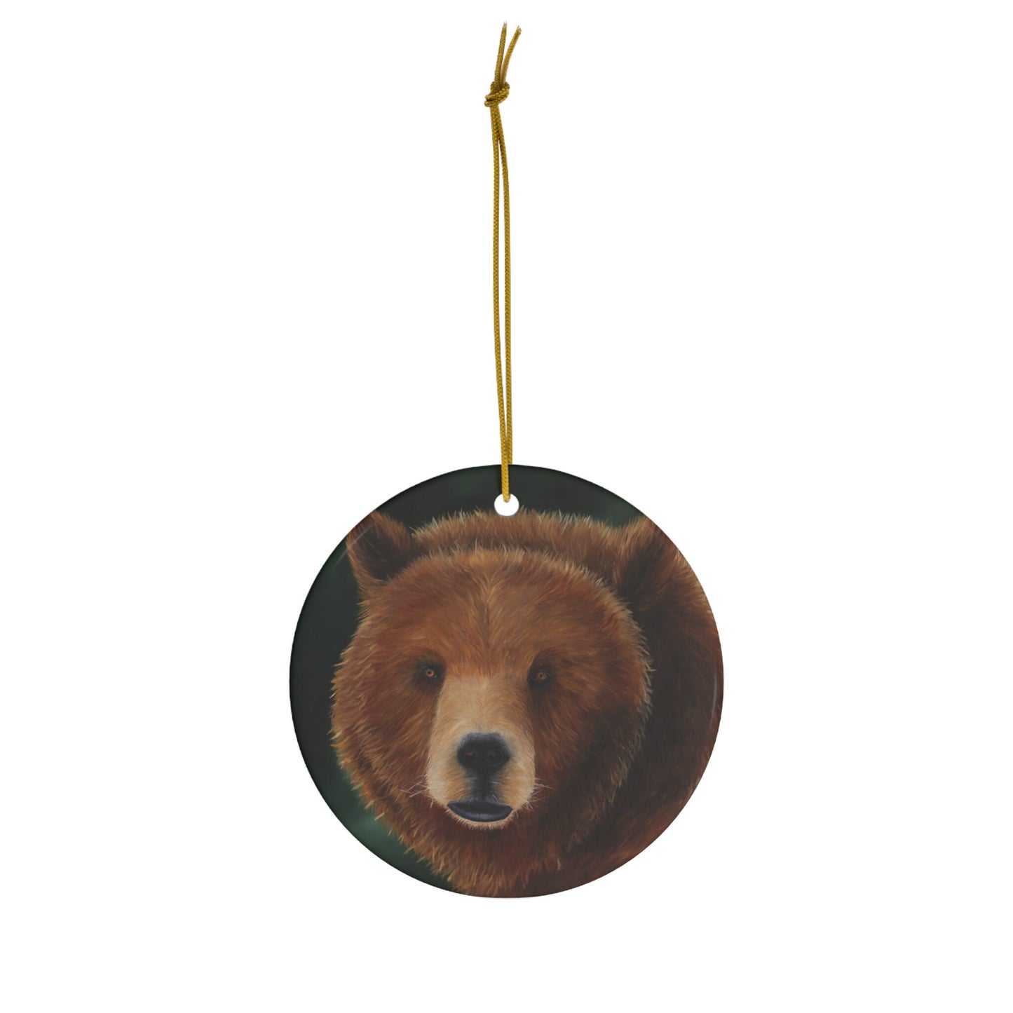 Grizzly Bear Alaskan Wildlife Ornament